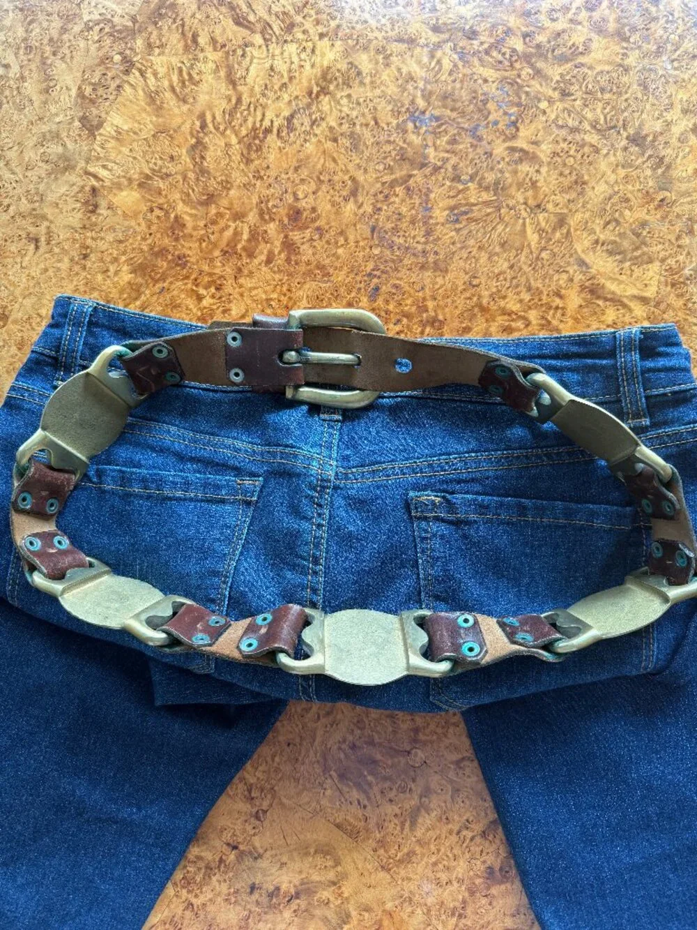 French 70s Boho Equestrian Belt